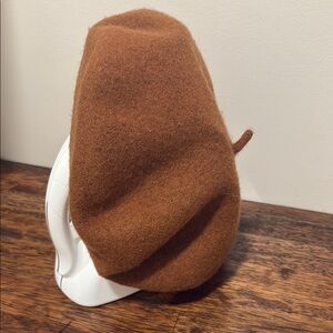 Brown Wool Beret
